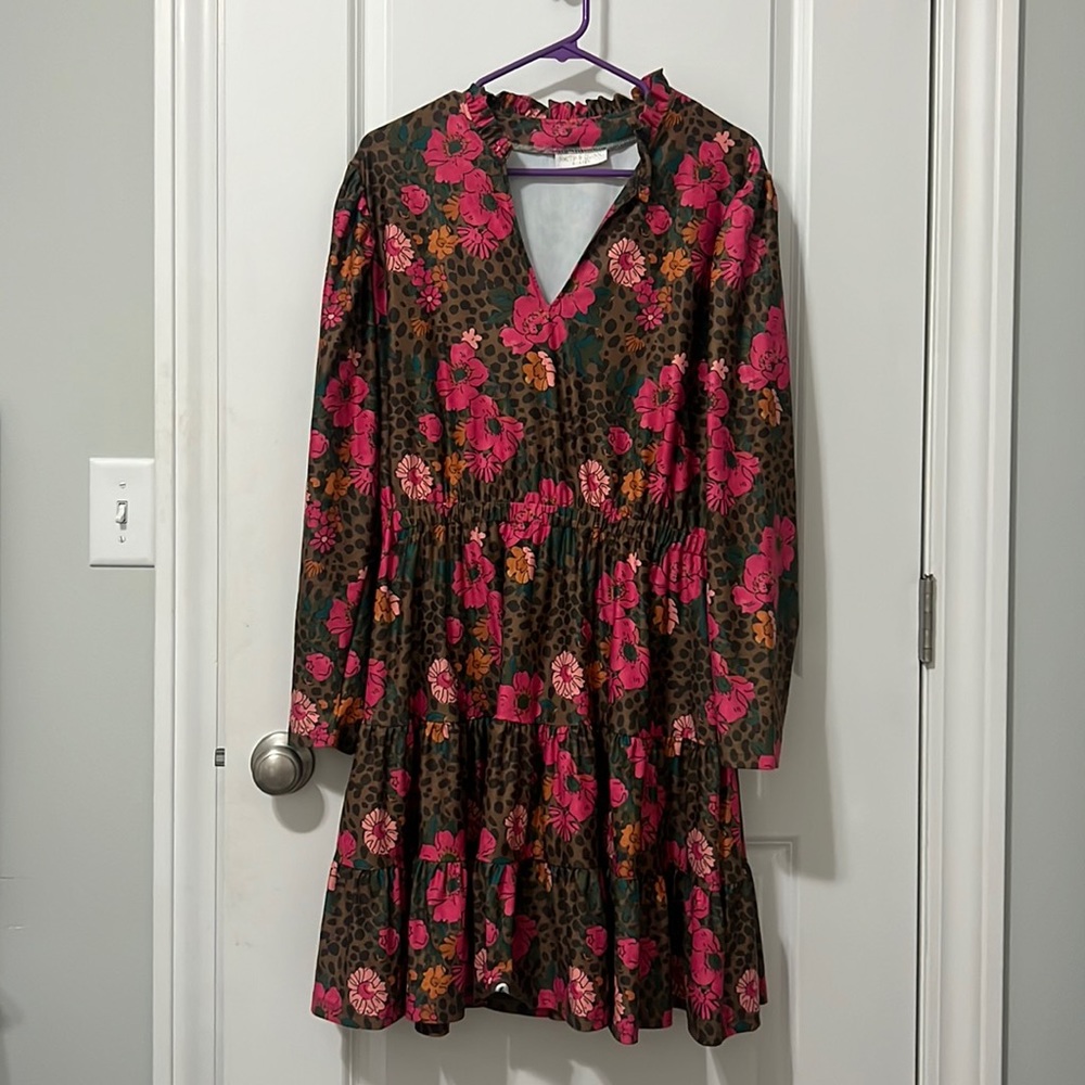Smith and Quinn Long Sleeve Tiered Ruffle Dress